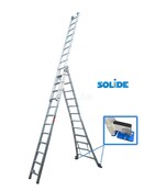 Solide 3-delige professionele reformladder model D3x12