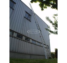 Solide 3-delige professionele reformladder model D 3 x 14