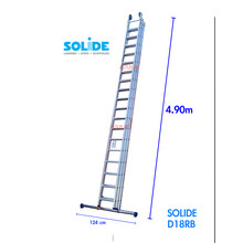3-delige schuifladder 3 x 18