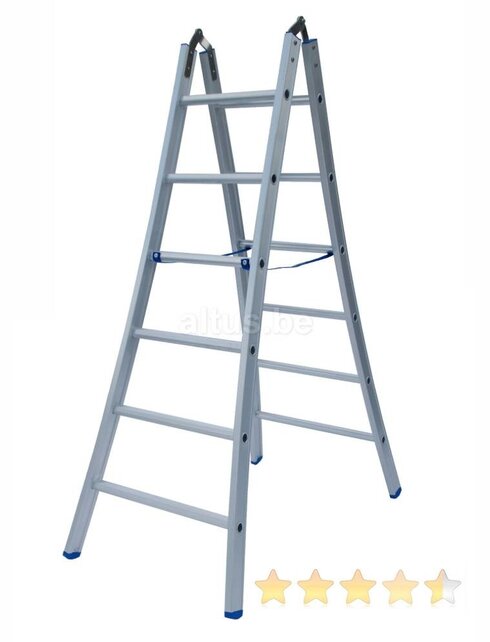 Solide dubbele scharnierladder model B B 2X6