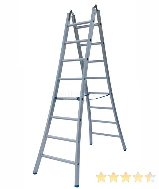 Solide dubbele scharnierladder model B B 2X8