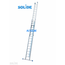 2-delige touwladder 2 x 16 treden