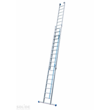 2-delige touwladder 2x18 treden