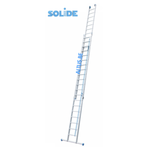 2-delige touwladder 2 x 20 treden
