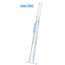 Solide Solide 2-delige professionele touwladder model E2x20 treden