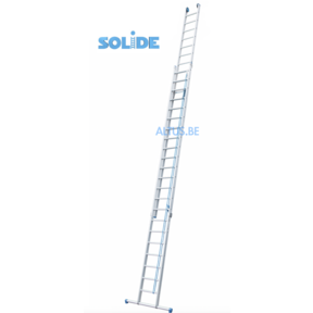 2-delige touwladder 2 x 22 treden