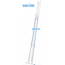 Solide Solide 2-delige professionele touwladder model E2x24 treden