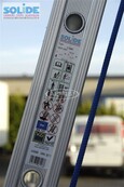 Solide 2-delige professionele touwladder model E 2 x 26 treden