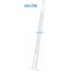 Solide Solide 2-delige professionele touwladder model E 2x30 treden