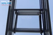 Solide 2-delige professionele touwladder model E 2x30 treden