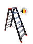 Tauro dubbele trapladder 2X7