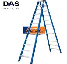 DAS products hercules dubbele trapladder 2 x 12 treden