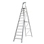 Solide Solide enkele professionele trapladder model PT 12 treden