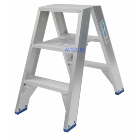Dubbele trapladder model DT 2x3 treden
