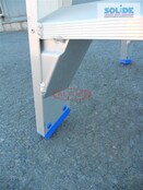 Solide dubbele professionele trapladder model DT 2x3 treden