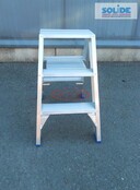 Solide dubbele professionele trapladder model DT 2x3 treden