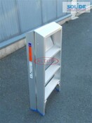 Solide dubbele professionele trapladder model DT 2x4 treden