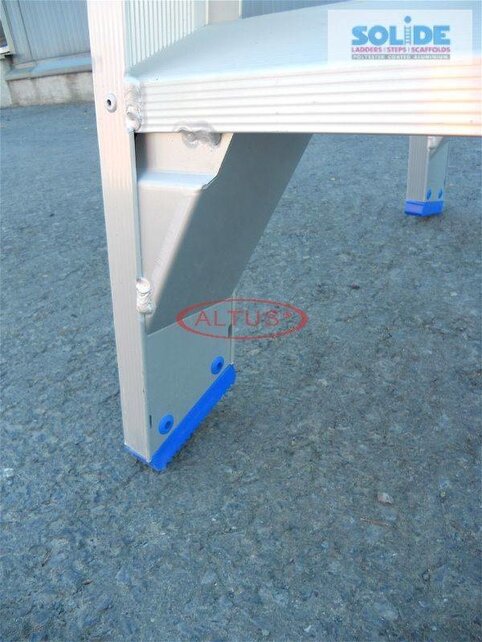 Solide dubbele professionele trapladder model DT 2x5 treden