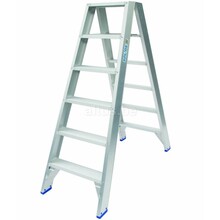 Dubbele trapladder model DT 2x6 treden