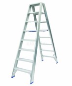 Solide dubbele professionele trapladder model DT 2x8 treden