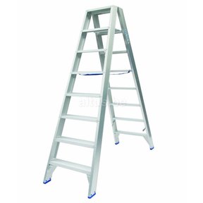 Dubbele trapladder model DT 2x8 treden