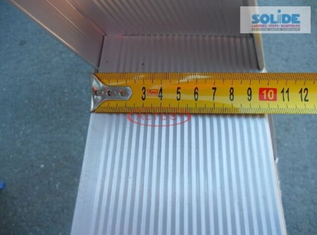 Solide dubbele professionele trapladder model DT 2x8 treden