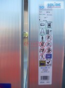 Solide dubbele professionele trapladder model DT 2x8 treden