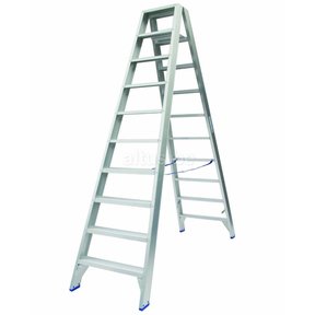 Dubbele trapladder model DT 2x10 treden