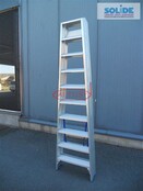 Solide dubbele professionele trapladder model DT 2x10 treden