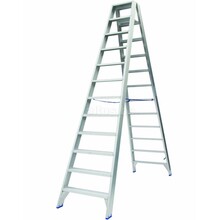 Dubbele trapladder model DT 2x12 treden
