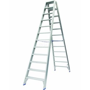 Dubbele trapladder model DT 2x12 treden