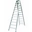 Solide  Solide dubbele professionele trapladder model DT 2x12 treden