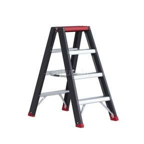Taurus dubbele trapladder 2 x 4 treden