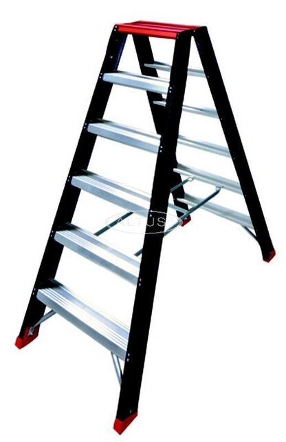 Altrex Taurus dubbele trapladder 2 x 6 treden