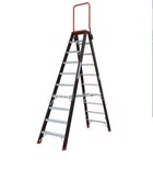 Altrex Taurus dubbele trapladder 2 x 10 treden met inklapbare steunbeugel