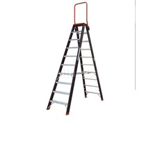 Altrex Taurus dubbele trapladder 2 x 10 treden met inklapbare steunbeugel