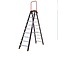 Altrex Altrex Taurus dubbele trapladder 2 x 10 treden met inklapbare steunbeugel