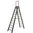 Altrex Altrex taurus dubbele trapladder 2x12 treden met inklapbare steunbeugel
