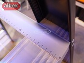 Altrex taurus dubbele trapladder 2x12 treden met inklapbare steunbeugel