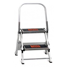 2 treden 45 cm stahoogte Safety Step inklapbaar