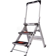 3 treden 70 cm stahoogte Safety Step inklapbaar