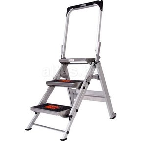 3 treden 70 cm stahoogte Safety Step inklapbaar