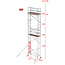 Altrex RS-41 Tower 0.75m B x 2.45m L x 8.20m Vh = 10.20 wh traditionele opbouw