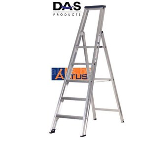 Enkele trapladder 5 treden incl. platform