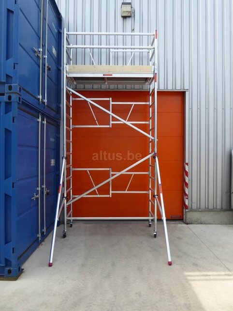 BIG-1 kamersteiger met luik RSABCD 1.85m x 0.75m x 3.48m
