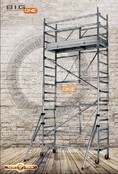 BIG-1 rolsteiger 0.75m x 1.85m x 3.50m PU 6 + PU 6 + 3 ML