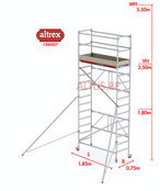 Altrex RS 44-power kamersteiger 0.75 x 1.85 x 3.50m