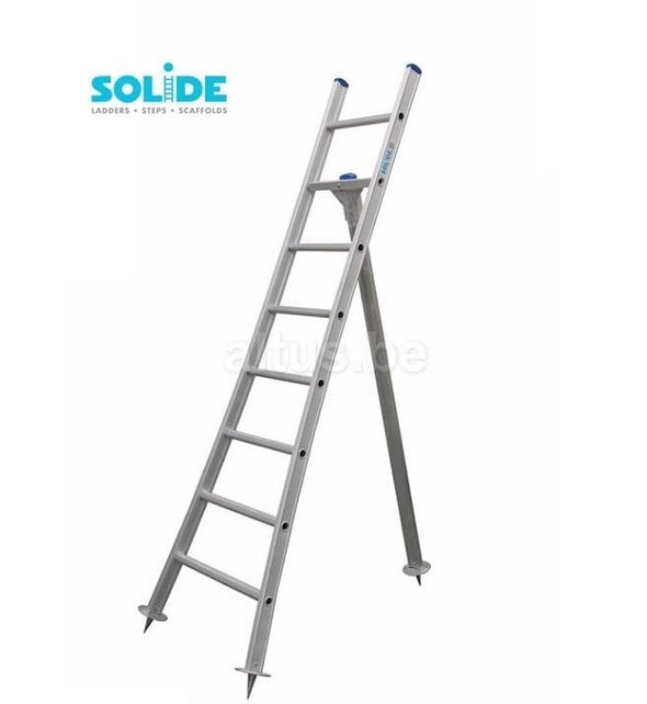 Solide professionele snoei- plukladder 8 treden
