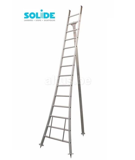 Solide professionele snoei- plukladder 14 treden