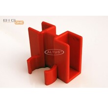 Big-1 kantplanken kantplankhouder kunststof rood/blauw
